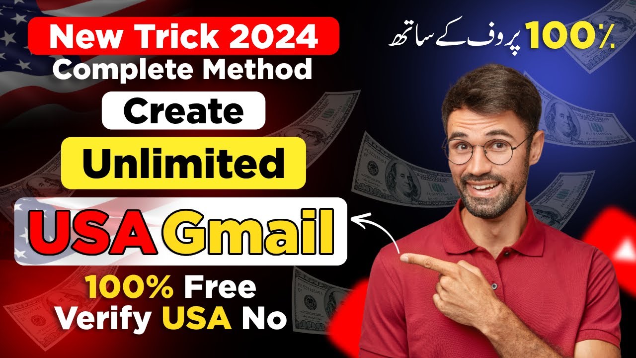 How to create unlimited usa gmail account 2024 in urdu | 100% verified usa gmail account