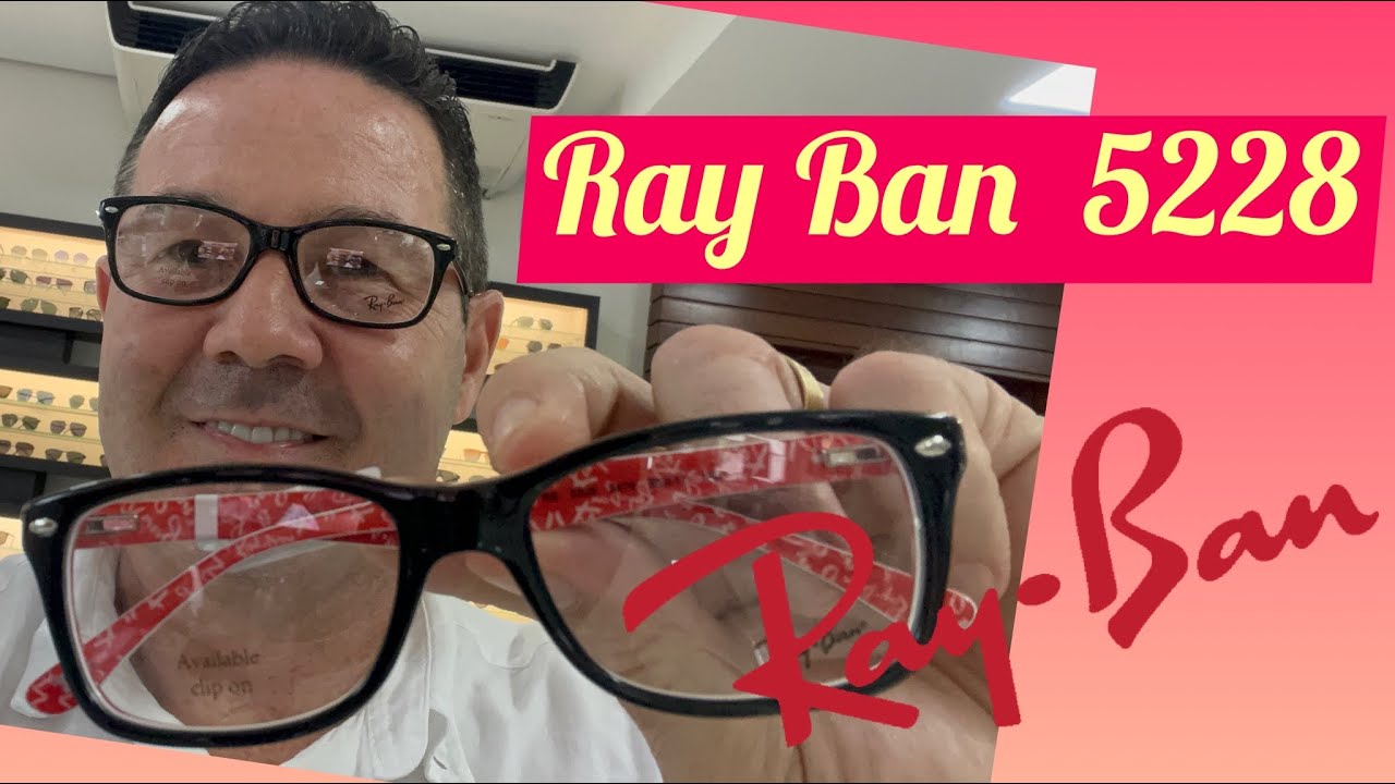 Ray Ban 5228 Grau  Review 4 cores #verbim #rayban
