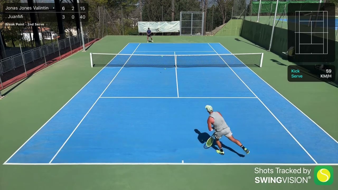 Liga Al Haurin EG - Jonas Jones Valintin v Juanmi 6-3 6-3 (extended highlights)