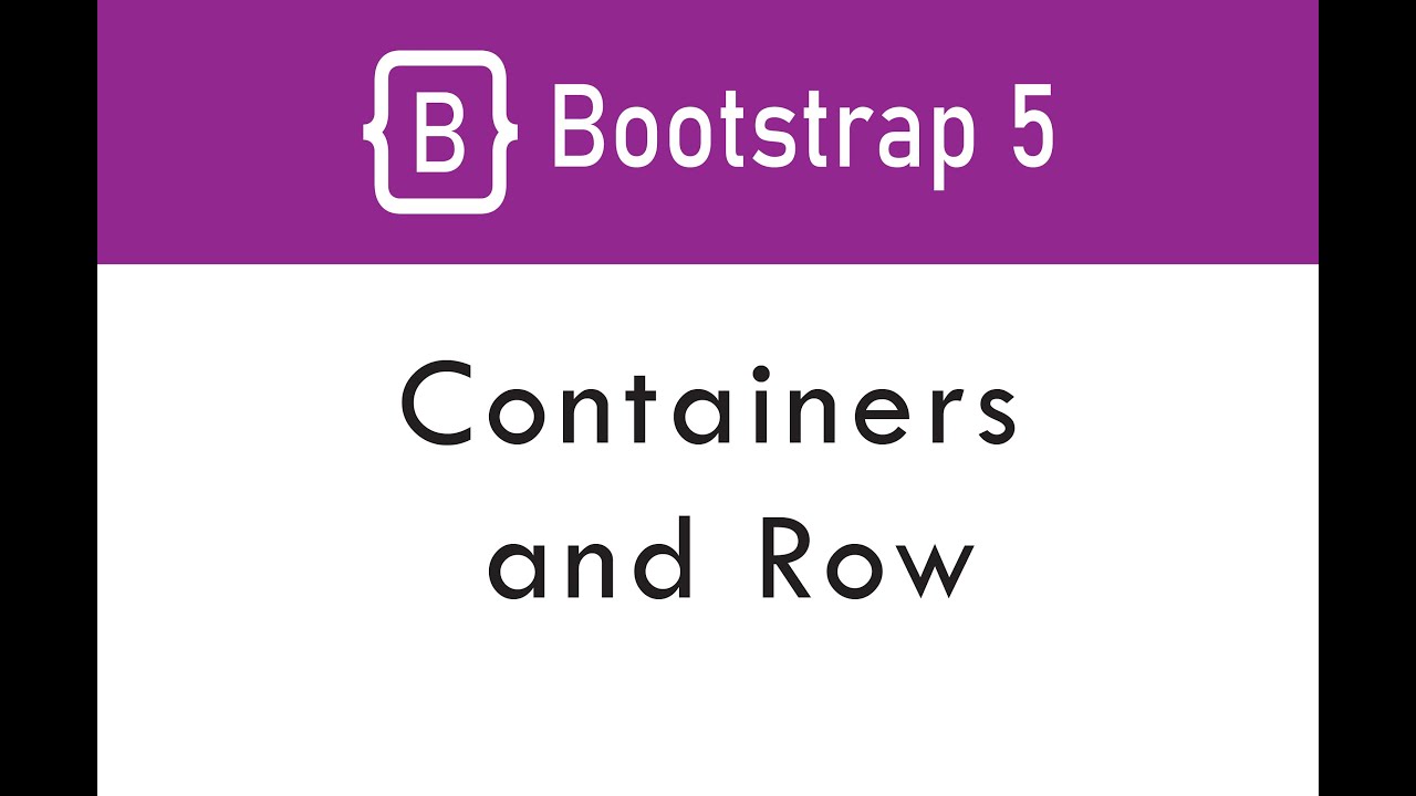 Container and Row in Urdu/Hindi