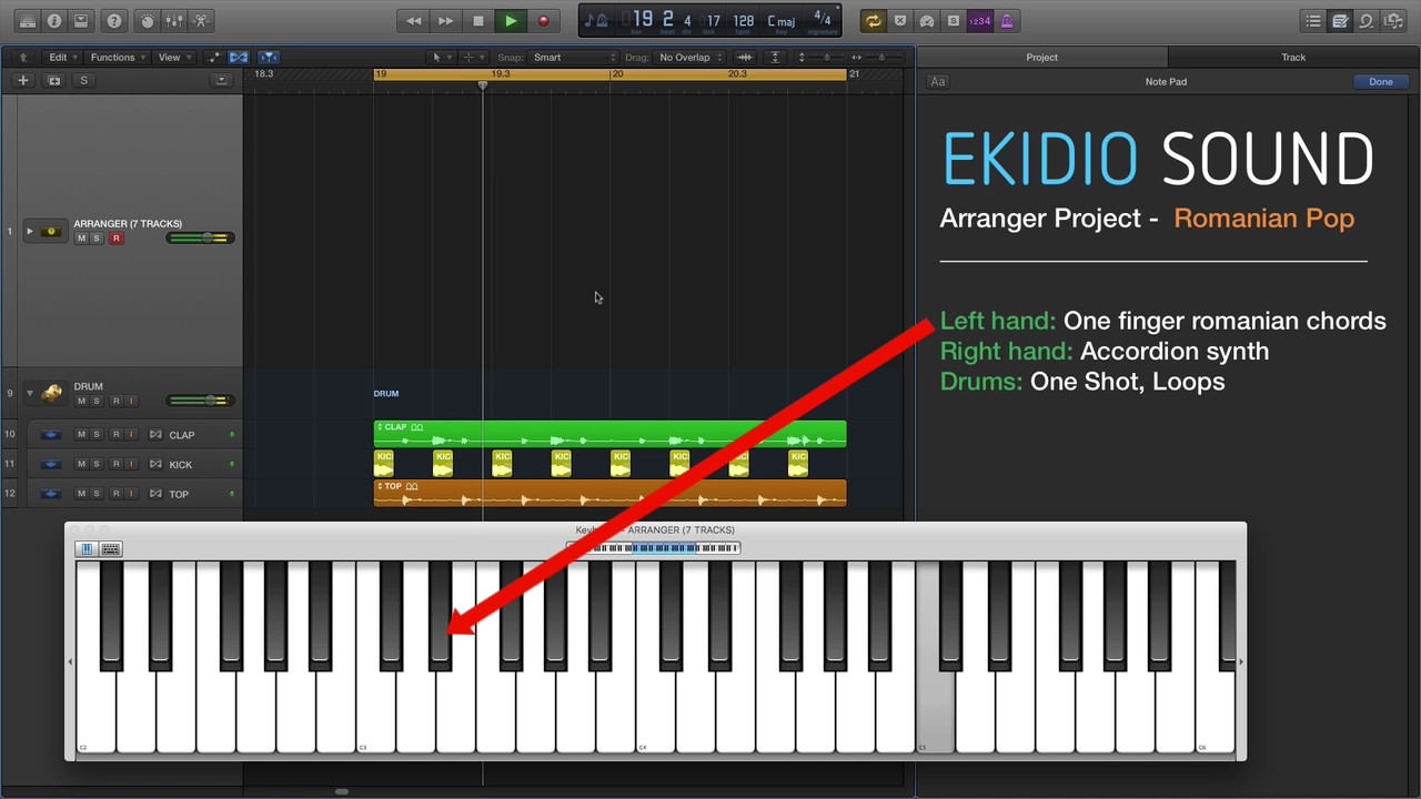 Arranger in Logic Pro X