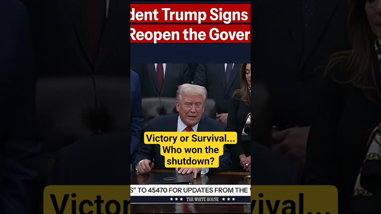👉 Don&rsquo;t Confuse Survival With Victory | There will be consequences!  #governmentshutdown