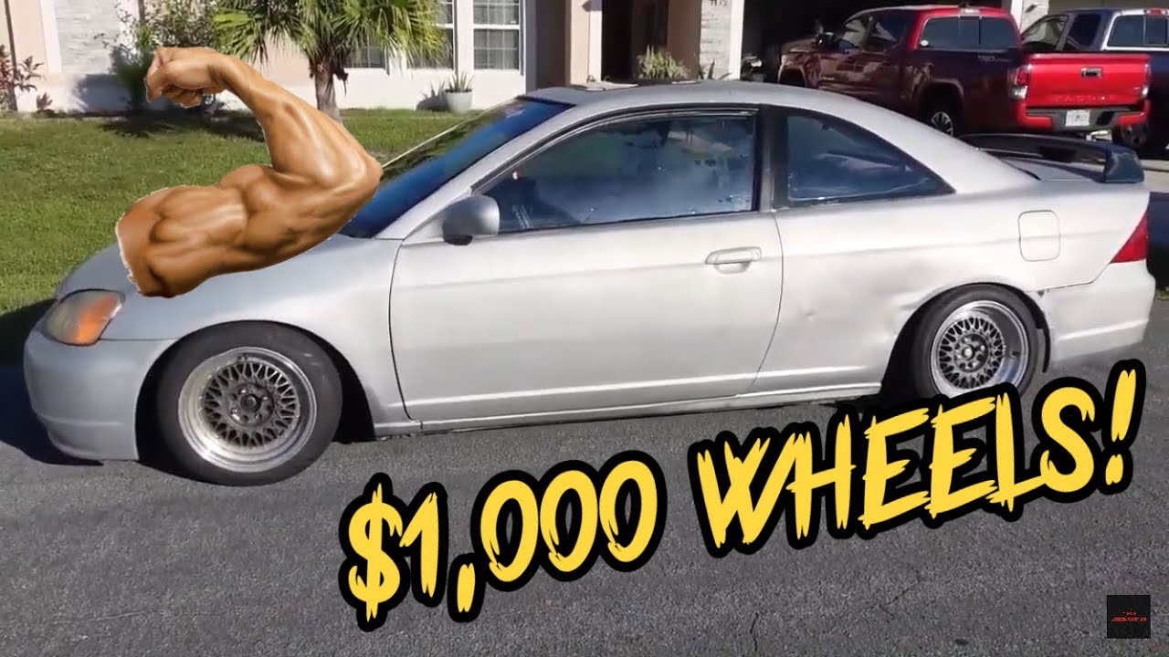 New Wheels + Suspension Setup For The Civic Em2!!