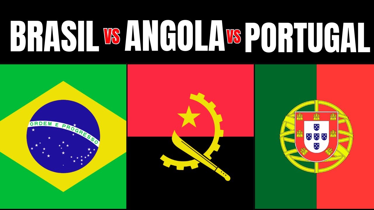 COMPARAÇÃO: Brasil vs Angola vs Portugal | VEJA AI!