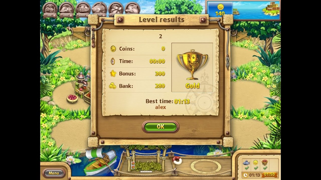 Farm Frenzy Gone Fishing only GOLD (level 2) Веселая ферма Рыбный день (Уровень 2) Золото