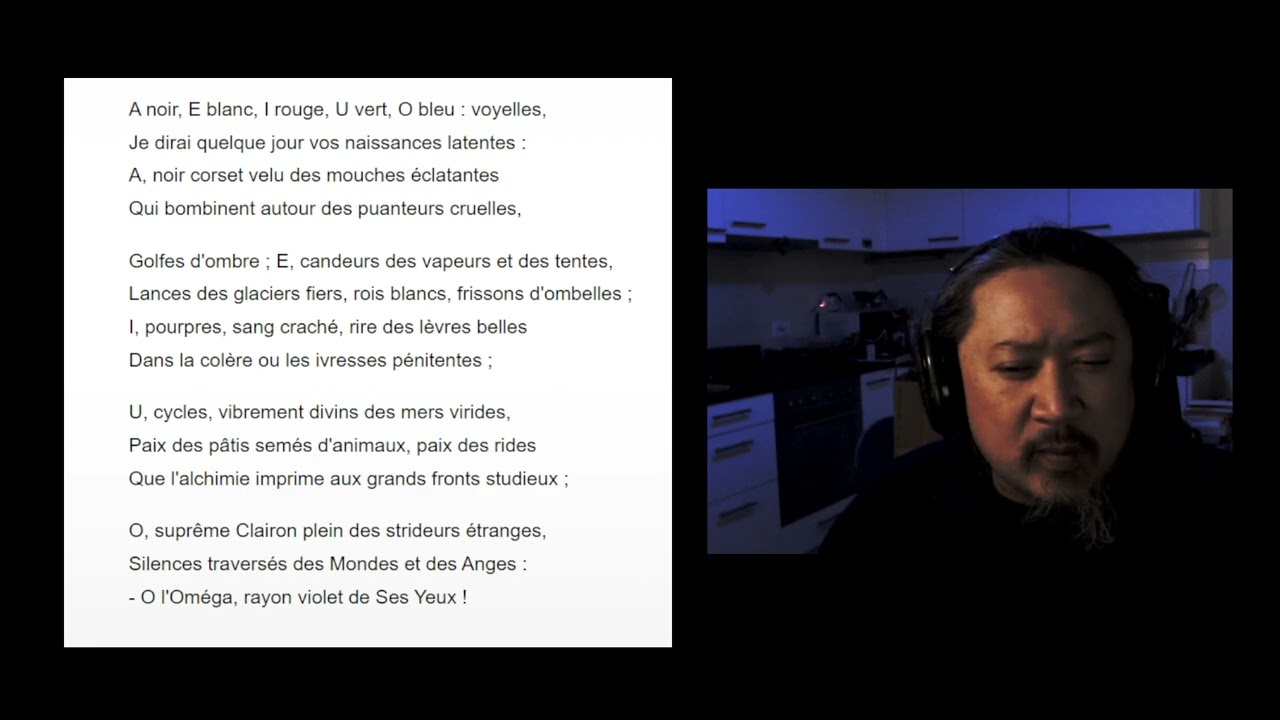 Voyelles, d'Arthur Rimbaud