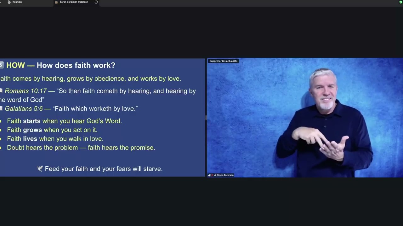Faith explained by Simon Paterson