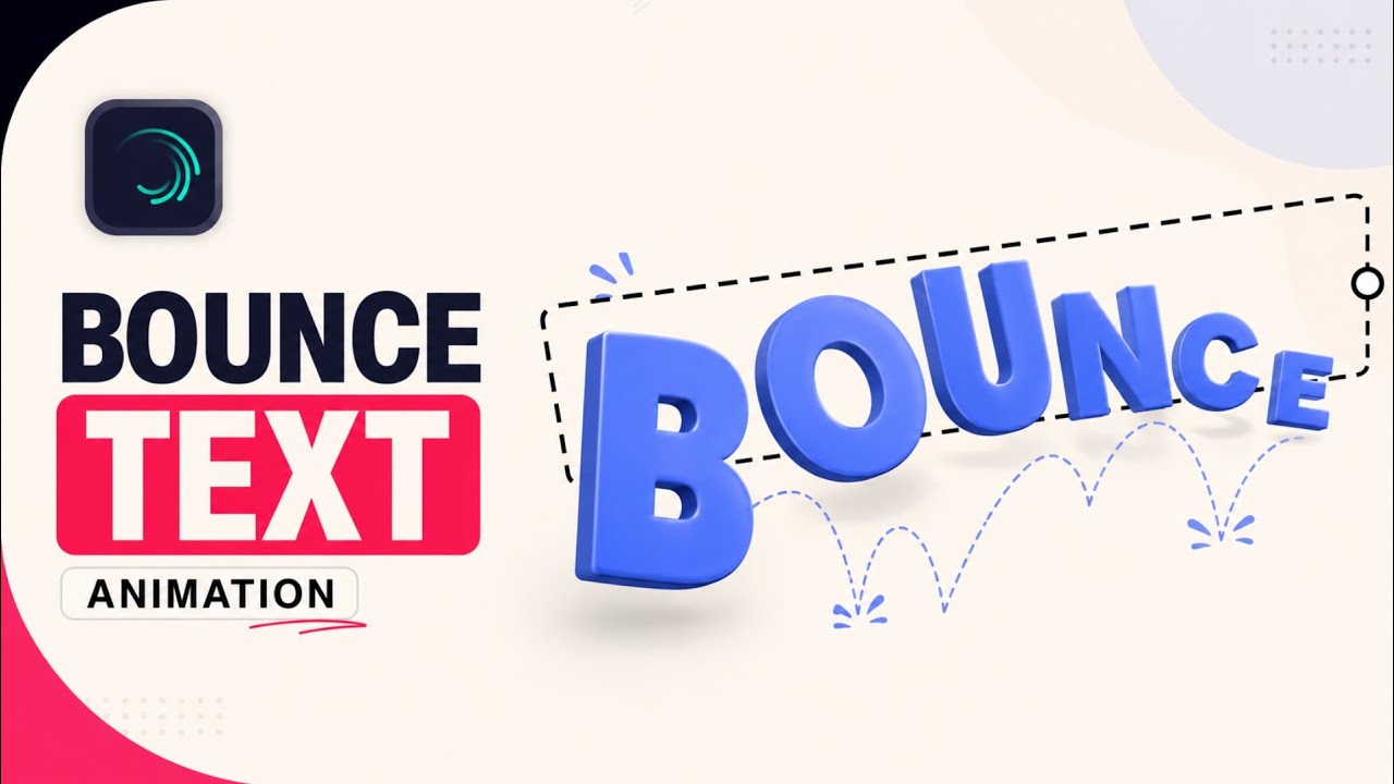 🔥 Alight Motion Bounce Text Effect Tutorial | Smooth  Animation (2026) 🚀