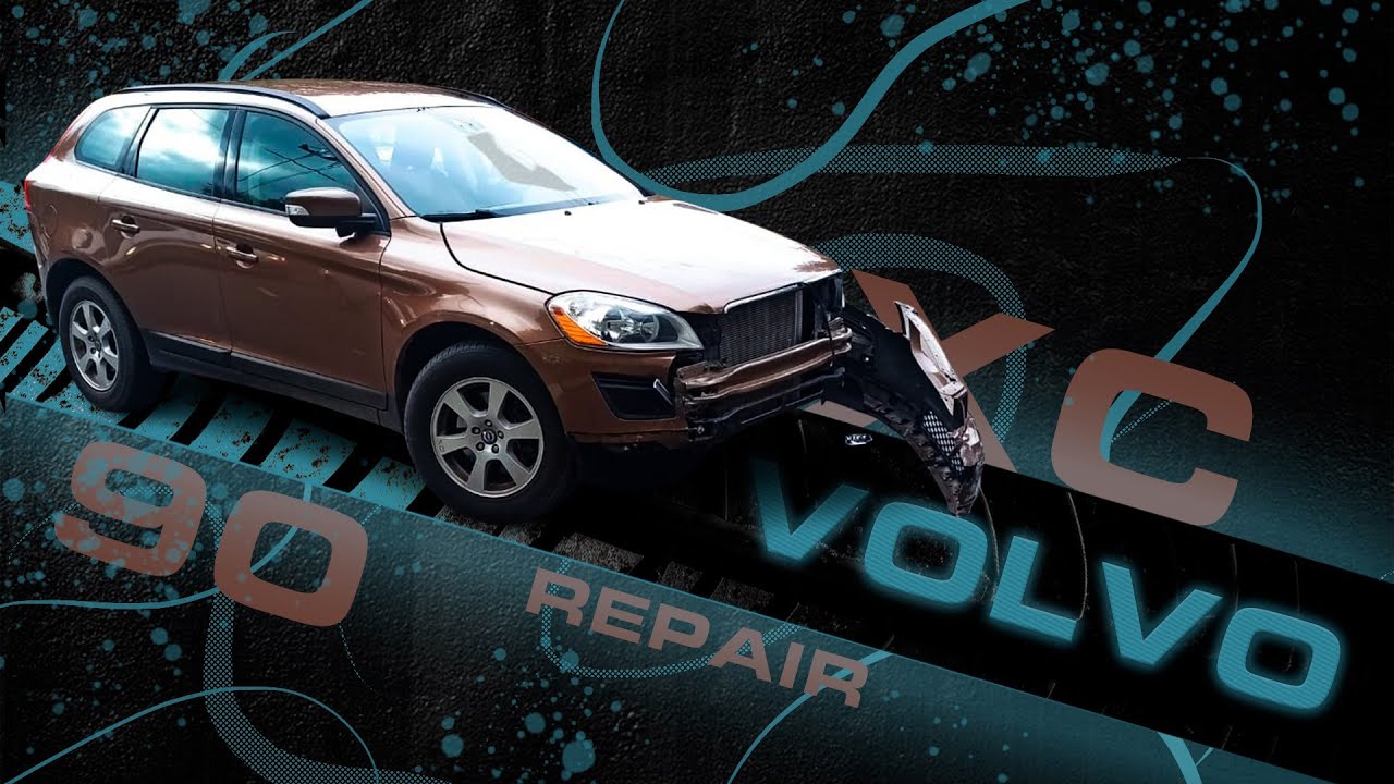 Volvo XC60. Front end repair. Ремонт переда.