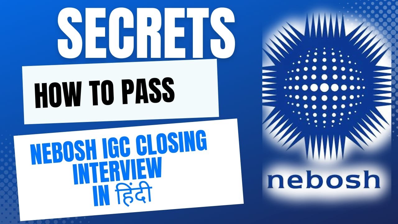 Pass Your Nebosh Exam with Ease NOW