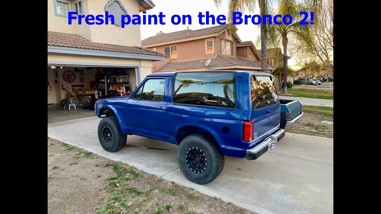 DIY Paint job for the Bronco 2!