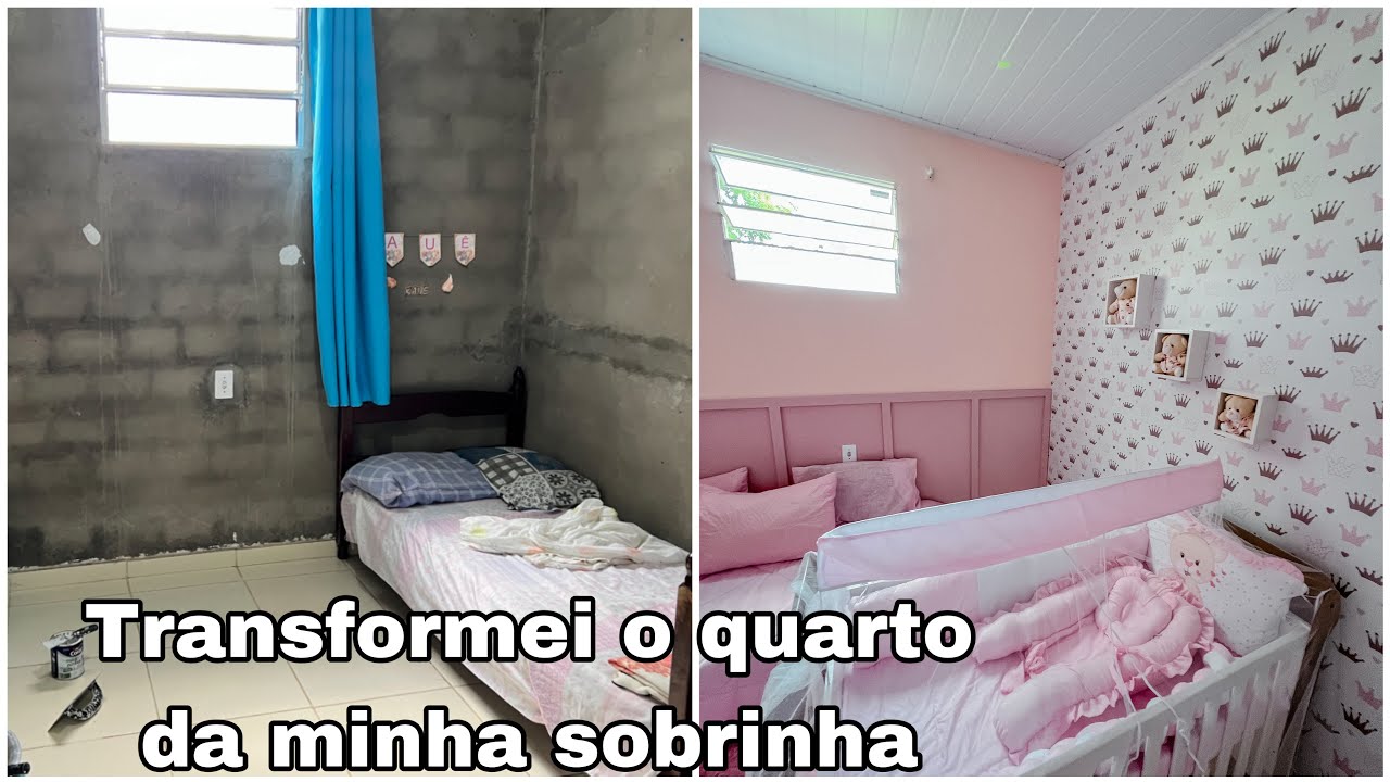 TRANSFORMAÇÃO DE QUARTO DE BEBÊ GASTANDO POUCO