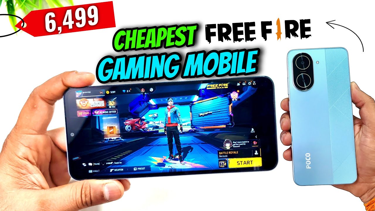 POCO C71 FreeFire Gaming Test | Best Gaming Mobile Just 6,499 Only ?