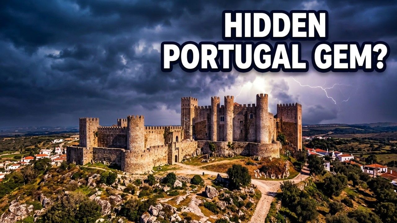 Óbidos in the Storm | Medieval Castle Under Dark Skies | 4K Portugal (2026)