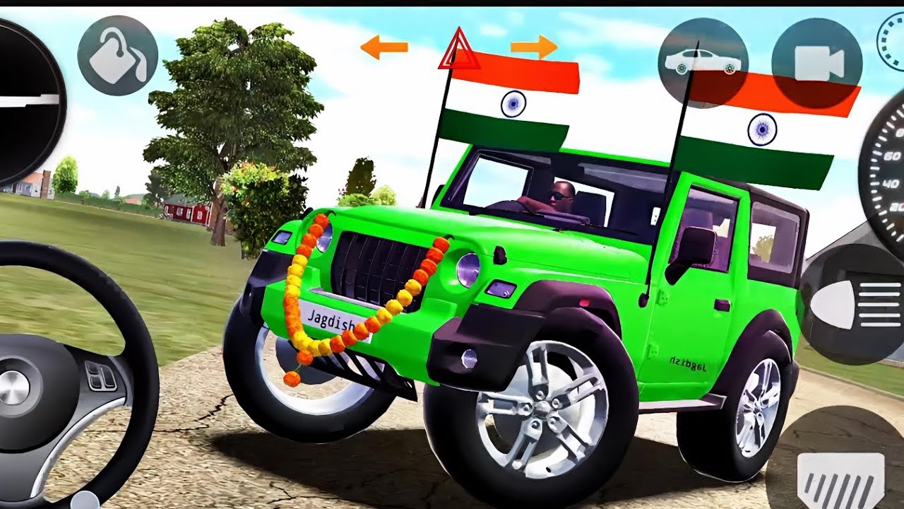 Modified Mahindra Thar Games:Indian Thar Red (Gadi Wala Games) Car Game Android Gameplay32