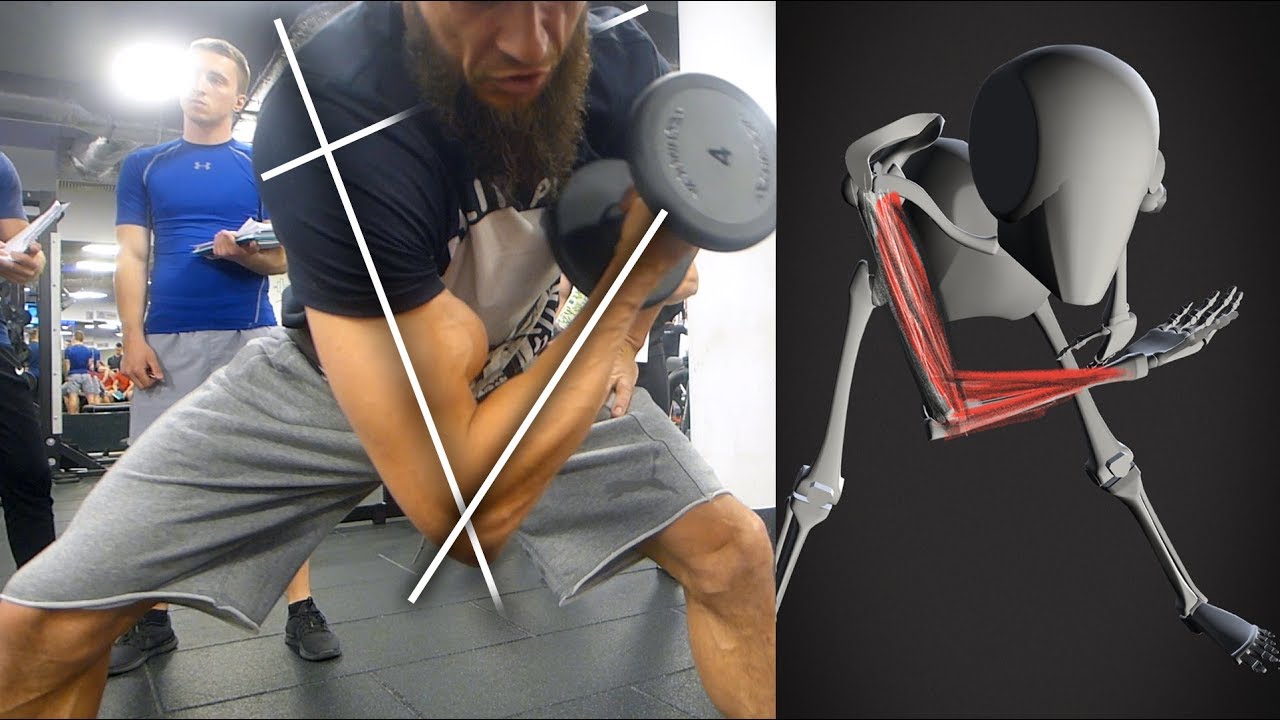 Zginanie przerdamienia w opadzie tułowia na biceps | Patenty Działają