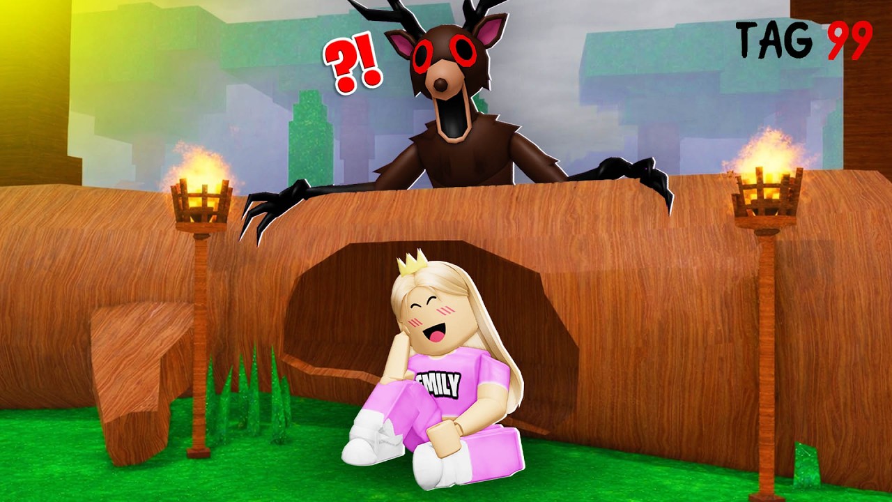 99 NÄCHTE im BAUMSTAMM ÜBERLEBEN Challenge!😱💀