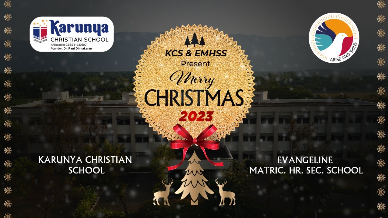 Christmas Celebration | Karunya Christian School | Evangeline Matriculation School