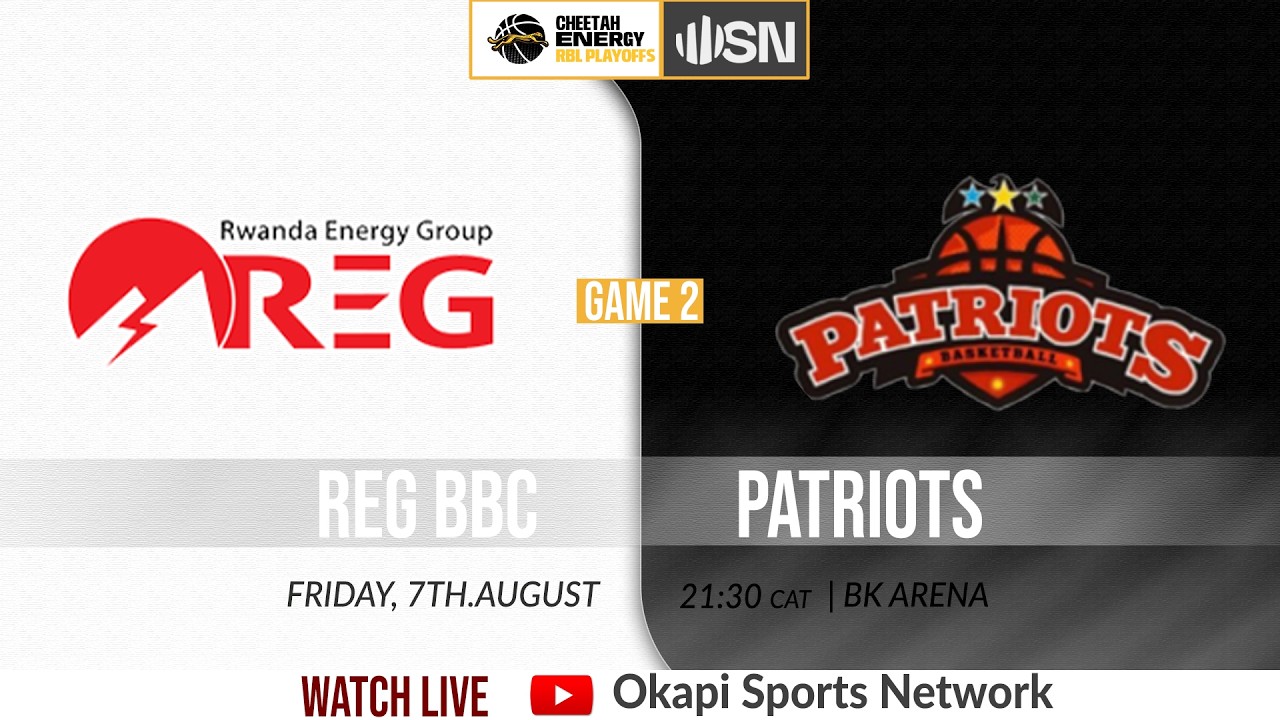 REG BBC vs PATRIOTS - GAME 2 | Cheetah Energy RBL Men's Playoffs - FRIDAY 7TH AUGUST @ BK ARENA