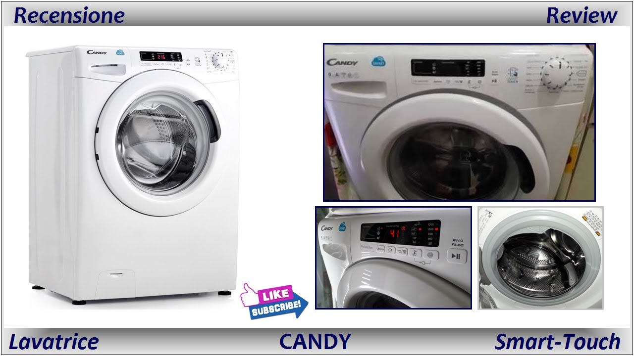 RECENSIONE Lavatrice Candy Smart-Touch (CS e CSS) in Full-HD