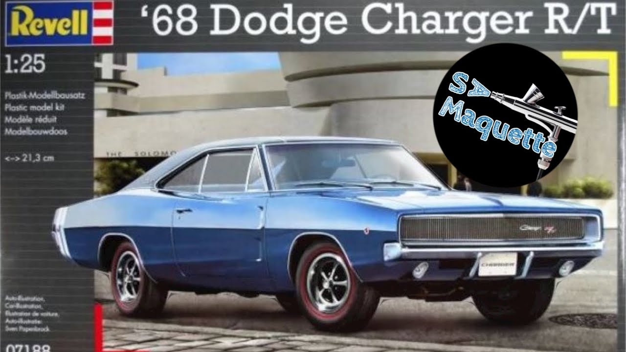 Revell 1/24   68’Charger r/t   Part1️⃣  La carosserie commençait pourtant bien..🥲