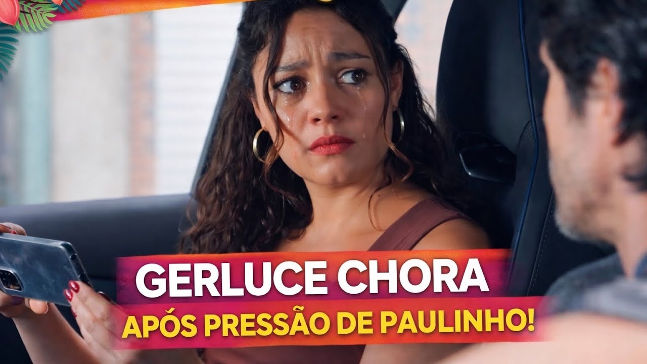 Três Graças: Confronto EXPLOSIVO! Gerluce chora após pressão de Paulinho