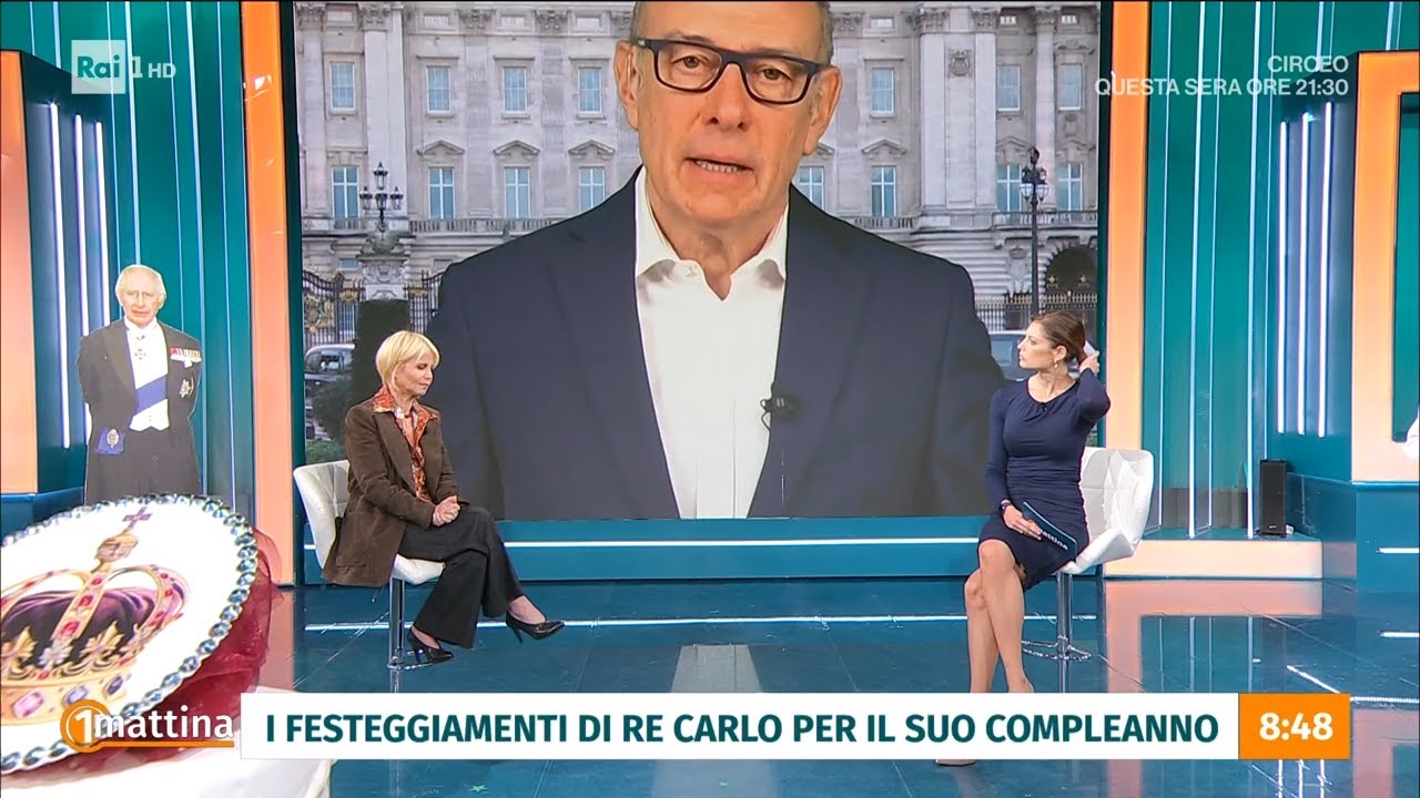 Compleanno di Re Carlo - Unomattina - 14/11/2023