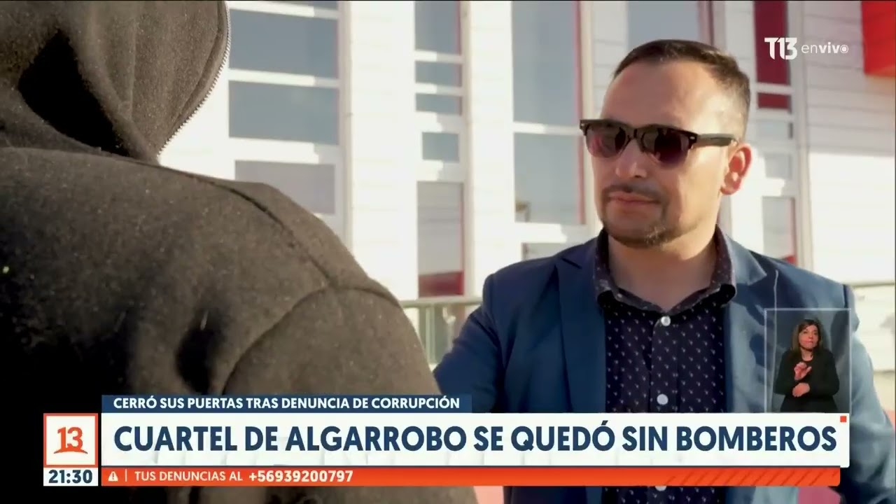 Cuartel de Algarrobo se quedó sin bomberos tras denuncias de corrupción por robo de cascos