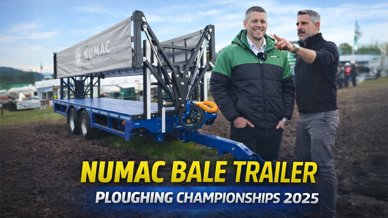 Numac Bale Trailer at Ploughing 2025 | Full Walkaround & Specs