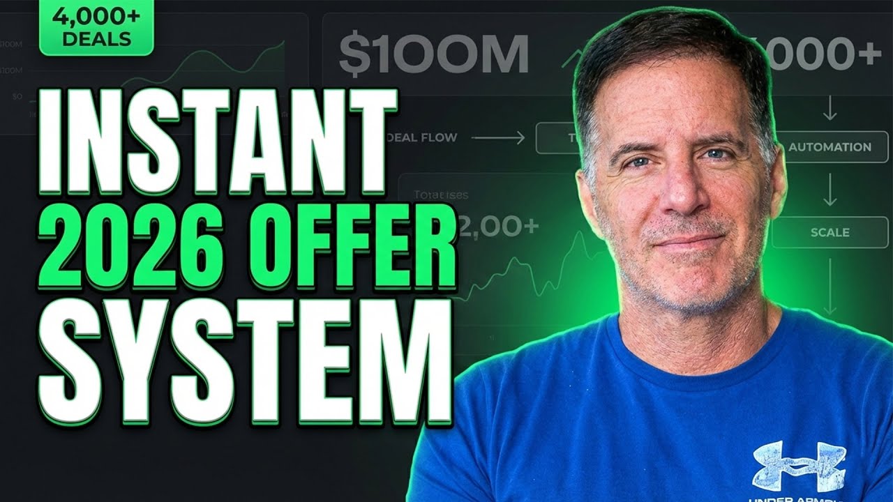 My Exact Instant Offer System for High-Volume Wholesaling (2026)