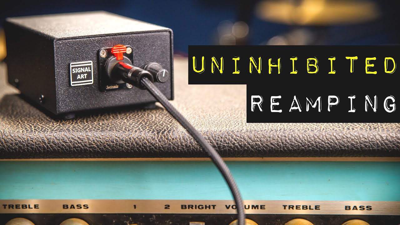 Signal Art ReAmp Box - Uninhibited Reamping - Hot Output and Full Frequency