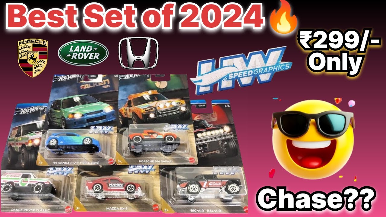 Hotwheels Speed Graphics🔥 One of the Best set of 2024🤯 #hotwheels #hotwheelsindia #diecastindia