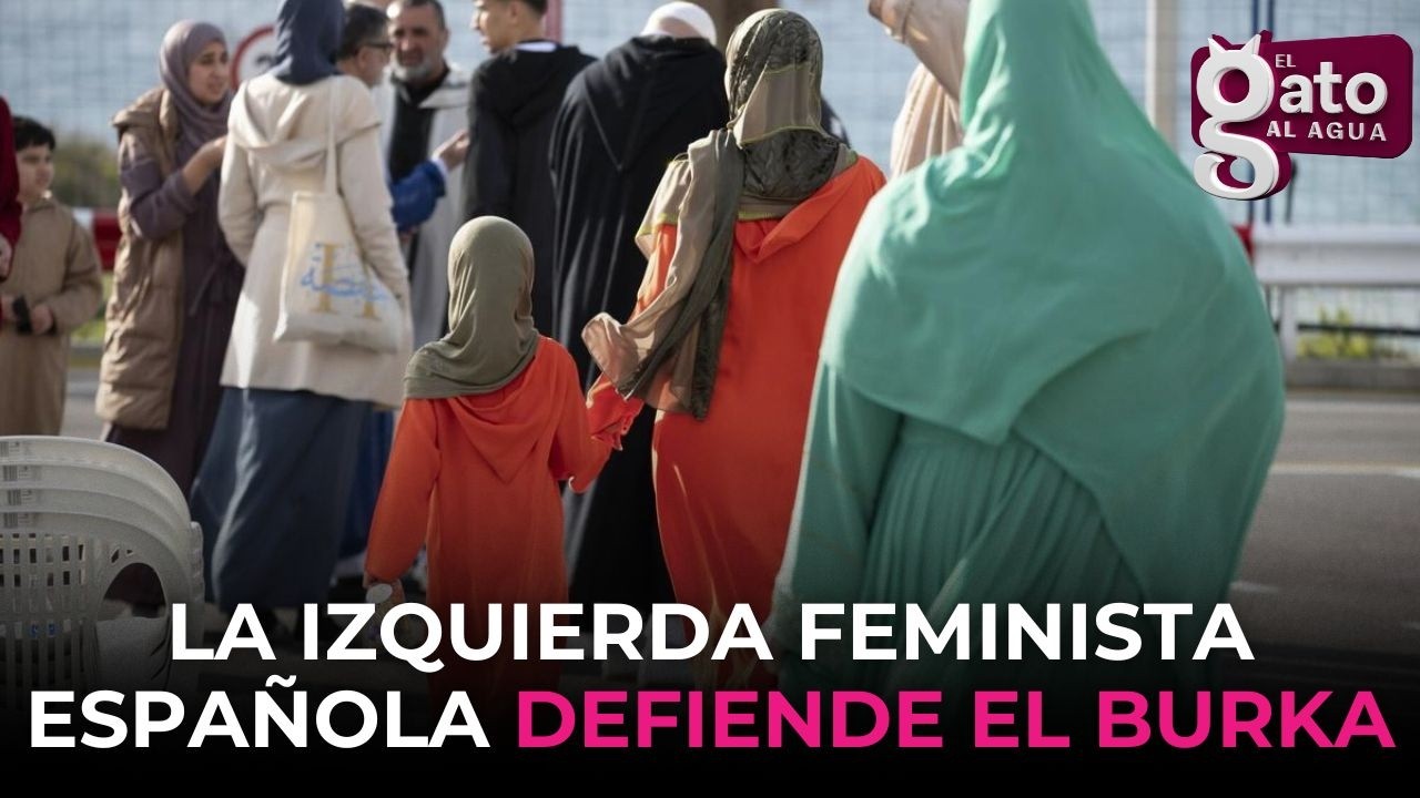 La izquierda feminista española defiende el burka
