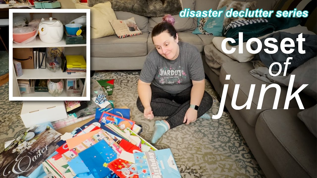 I'm not stopping now!! Decluttering everything in my linen closet part 2, the lower cupboard!