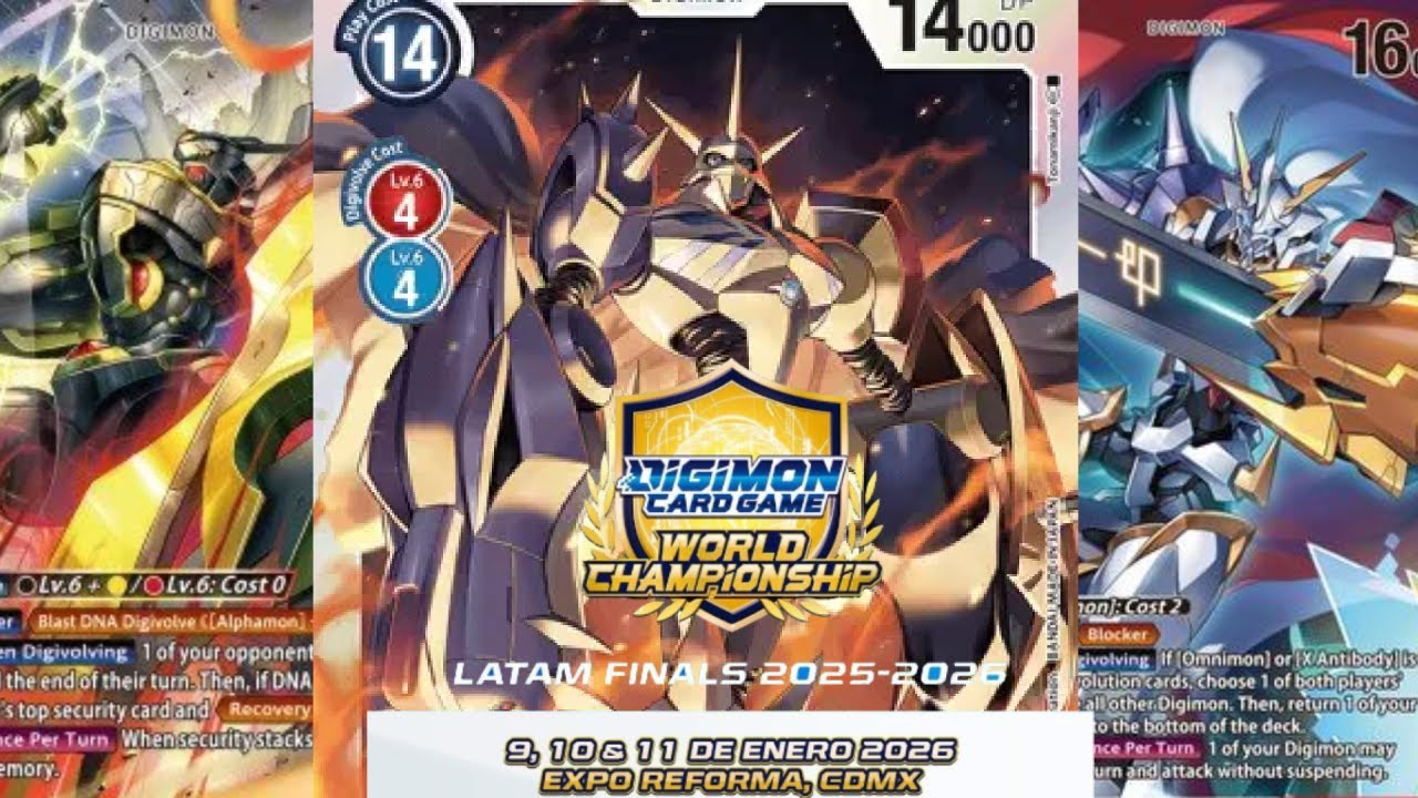 Royal Knights 21st Digimon LATAM Finals Enero 2026 & 1st Ultimate Cup Deck Profile