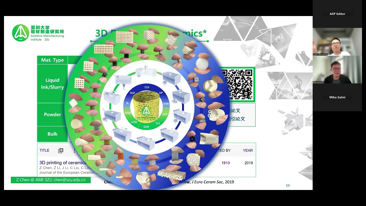 Advanced Additive Manufacturing Technologies of Inorganic and Hybrid Materials
