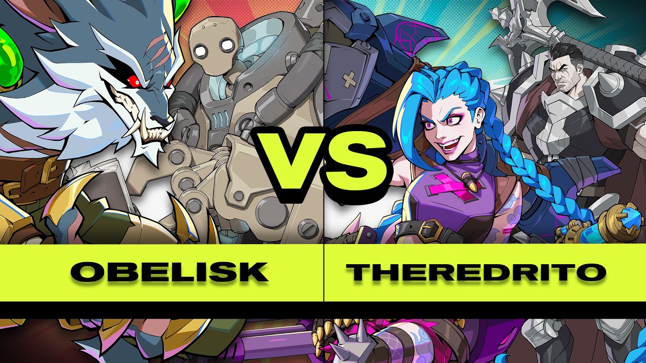 2XKO – Obelisk vs TheRedRito – Warwick/Blitzcrank vs Darius/Jinx – High Level Gameplay
