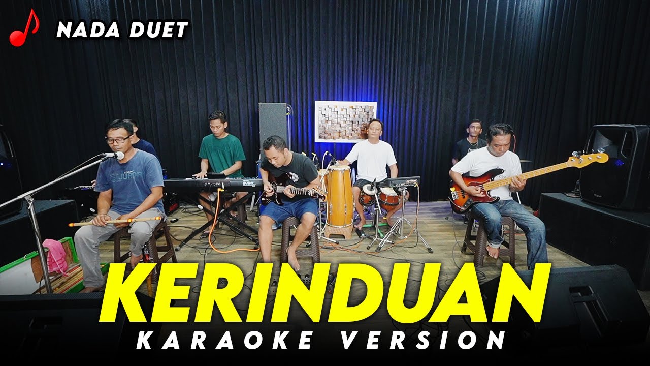 KERINDUAN KARAOKE NADA DUET VERSI ORKES DANGDUT KOPLO JARANAN HIGH QUALITY AUDIO