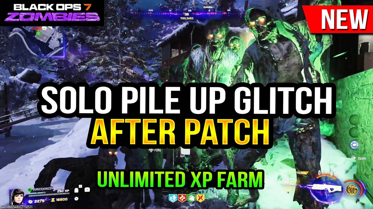 BO7 Zombies ★ NEW Unlimited XP Glitch! Solo Pile Up Glitch!
