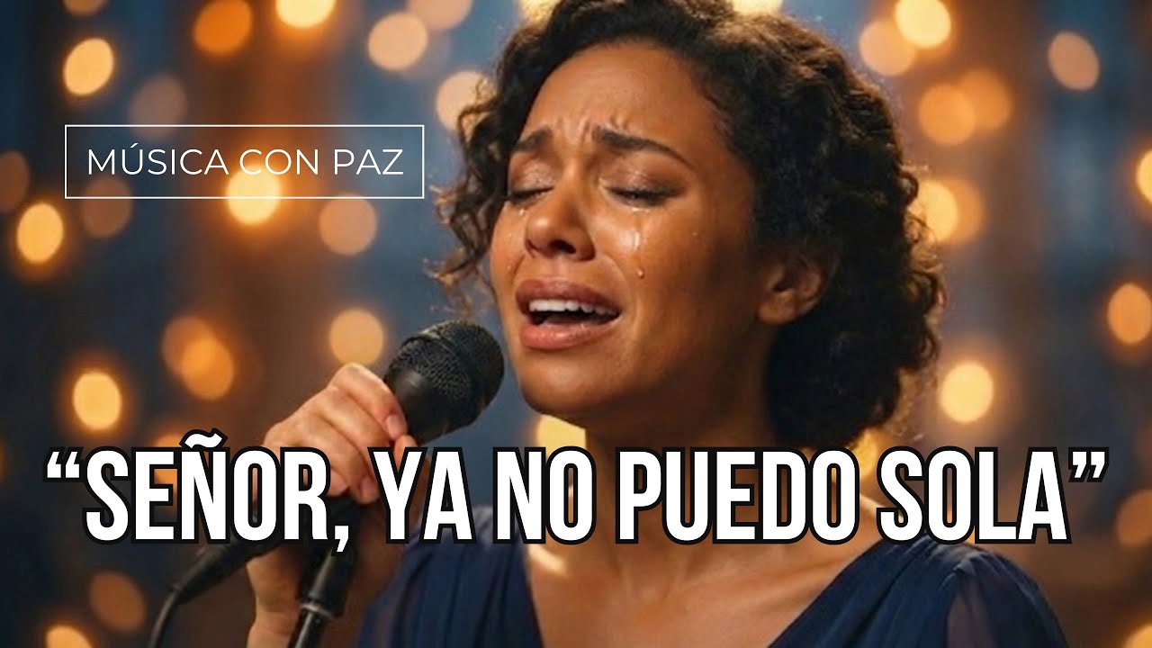 SEÑOR, YA NO PUEDO SOLA, | Una Canción que Sana el Alma | Música Cristiana que Abraza💖🌺