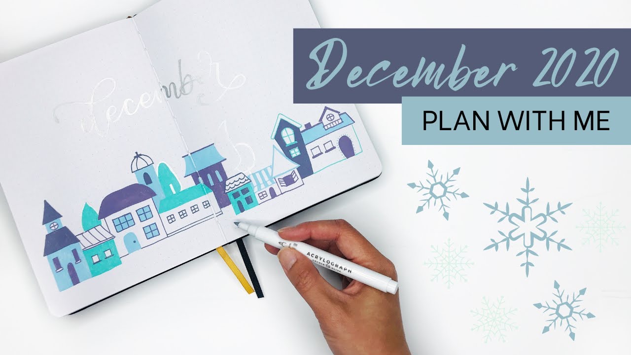 PLAN WITH ME || December 2020 Bullet Journal Set Up!!