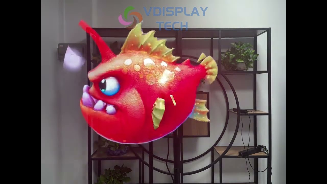 150cm 3D Hologram LED FAN Display  #3ddisplay #hologram #fyp