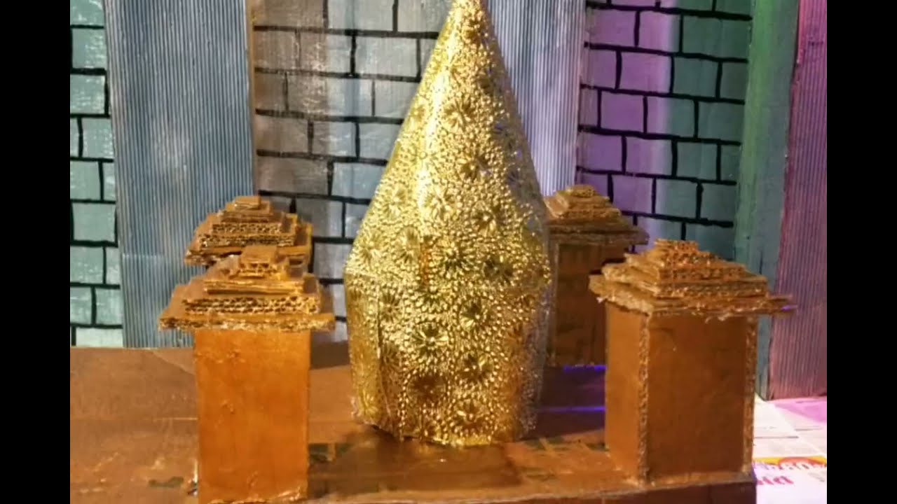 Ganpati decoration idea for home concept shri sai mandir shirdhi | shri samadhi mandir
