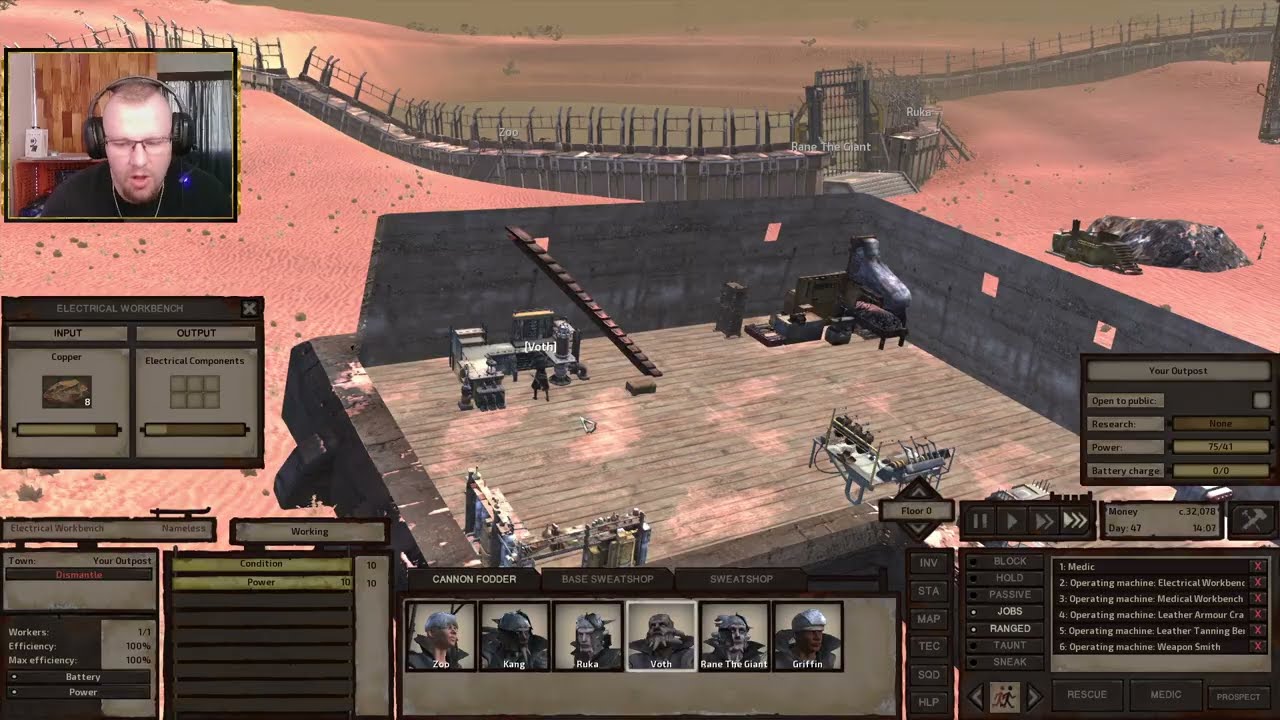 (VOD)[EN][Vanilla]Day 6 of my Kenshi journey. Base picking up nicely