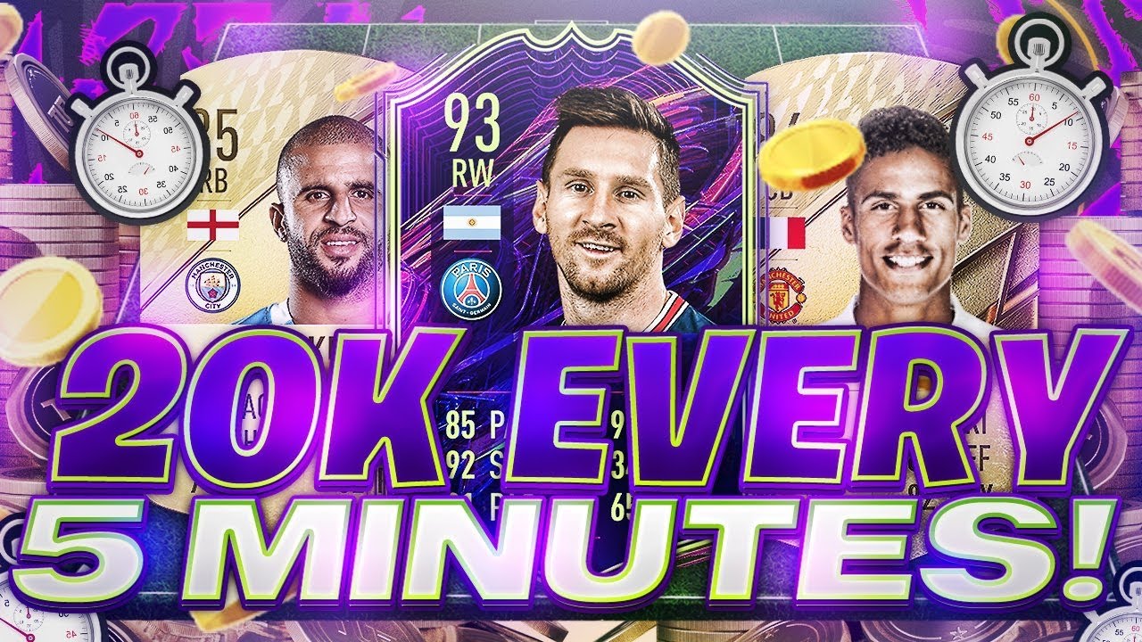 20K EVERY 5 MINS FIFA 22 BEST TRADING METHODS (FIFA 22 SNIPING FILTERS & FLIPPING)