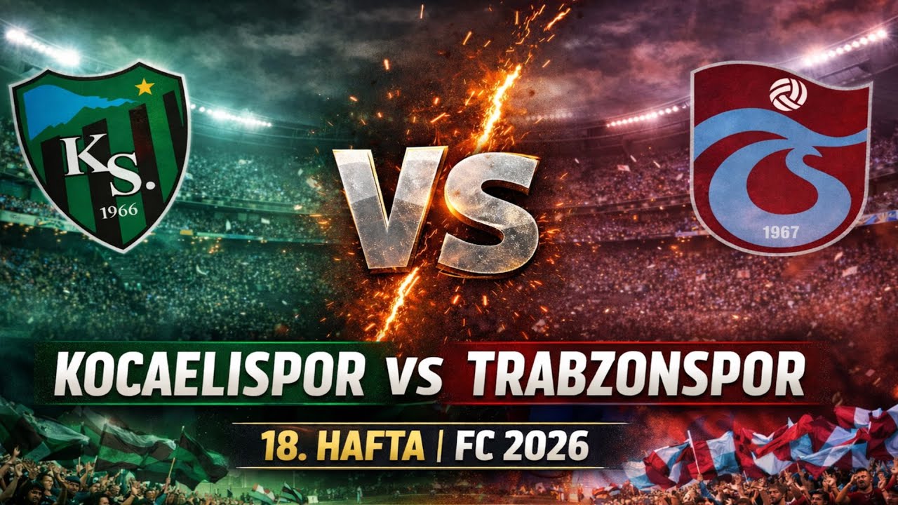 Kocaelispor – Trabzonspor Maçı | FC 2026 18. Hafta