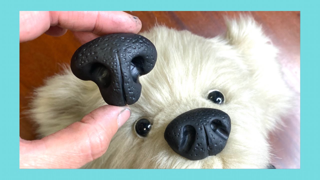 Сделайте НОС или клюв из полимерной глины для плюшевого мишки 🐻 🐻