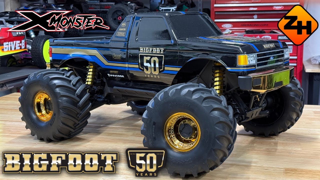 Распаковка модели Traxxas Bigfoot 50th Anniversary Edition X-Maxx (X-Monster)