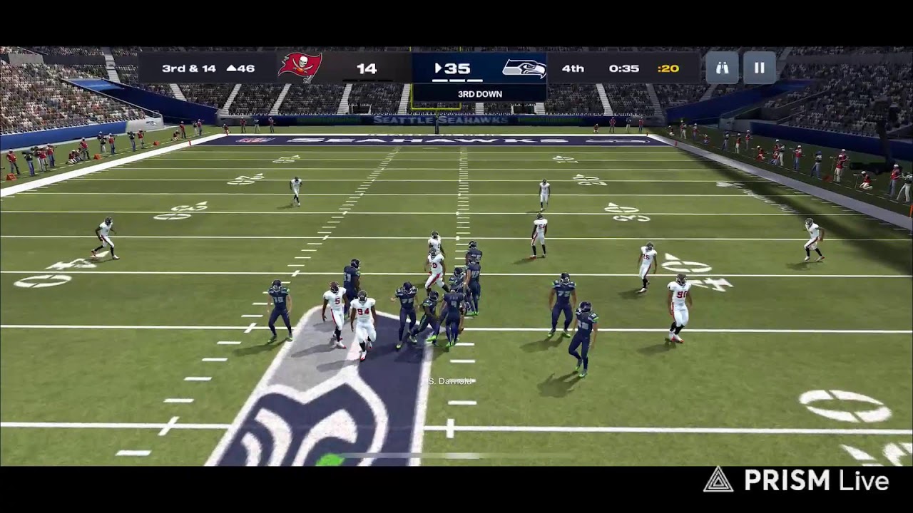 Buccaneers @ Seahawks Week 2 Season 11