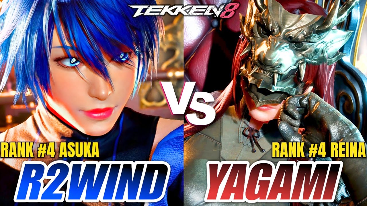 Tekken 8 | R2wind (Asuka) vs Yagami (Reina) | High Level Match